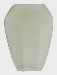 Light & Living Vaas Vionna Glas, 34cm - Olijfgroen - Ovaal