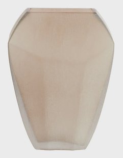 Light & Living Vaas Vionna Glas, 33cm - Lichtbruin - Ovaal