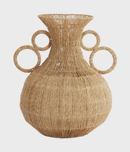 Light & Living Vaas Brisa Jute, 54cm - NATUREL - Rond