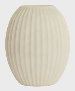Light & Living Vaas Miralli 36cm - Crème - Ovaal