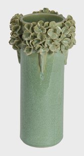 Light & Living Vaas Luserna Keramiek, 31cm - Mintgroen - Rond