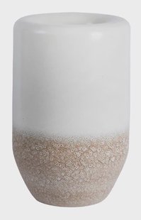 Light & Living Vaas Isaura Keramiek, 50cm - Crème/Bruin - Rond