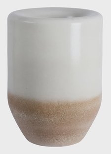 Light & Living Vaas Isaura Keramiek, 65cm - Crème/Bruin - Rond