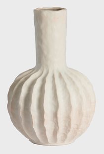 Light & Living Vaas Senago Keramiek, 50cm - Crème - Rond