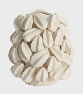 Light & Living Vaas Carambola Keramiek, 37cm - Crème - Ovaal