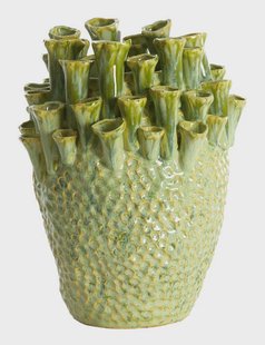 Light & Living Vaas Kyral Keramiek, 33cm - Mintgroen - Rond