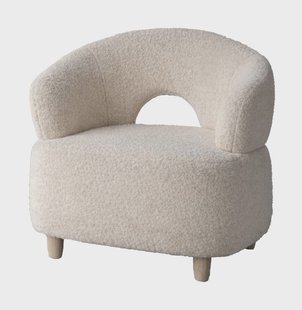 Nohr Fauteuil Damarys Bouclé - Wit