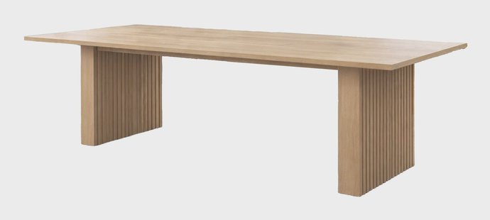 Nohr Uitschuifbare Eettafel Trevan Hout, 200/250/300 x 100cm - NATUREL