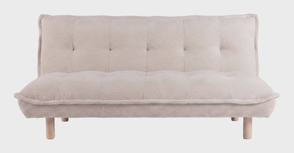 Nohr Slaapbank Maggi 182cm, Ribstof - Beige