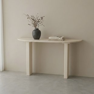 LABEL51 Sidetable Wow Mangohout, 135cm - Soft Sand