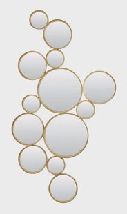 Light & Living Spiegel Cielo 65 x 127cm - Goud - Organisch