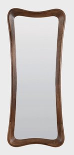 Light & Living Organische Spiegel Alamos Hout, 160 x 68cm - Roodbruin - Passpiegel