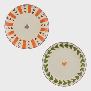 Mica Decorations ontbijtbord Stef (set van 4)