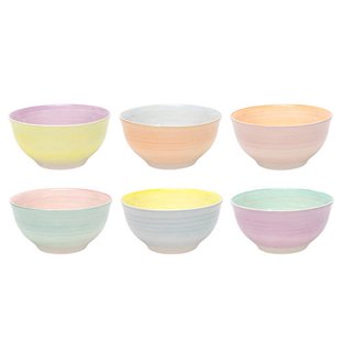 Cookinglife Kleine Kommen Pastel Harmony ø 12 cm - 6 Stuks