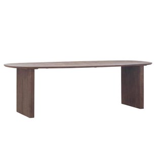 Giga Meubel Eettafel Aya - Donkerbruin Mangohout - 180x90x76cm