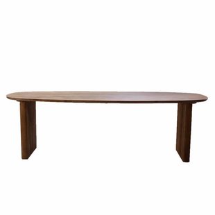 Giga Meubel Eettafel Aya - Deens Ovaal - Mangohout - Naturel - 180cm