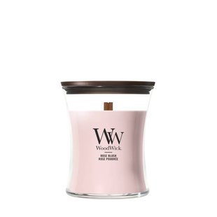 WoodWick geurkaars Rose Blush - Medium