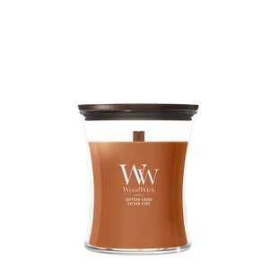 WoodWick geurkaars Saffron Smoke - Medium