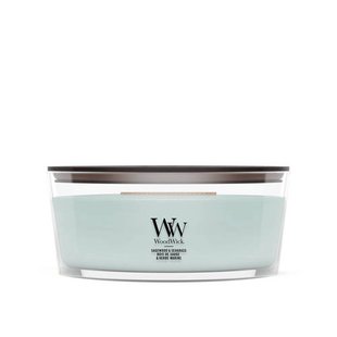 WoodWick geurkaars Sagewood & Seagrass - Ellipse