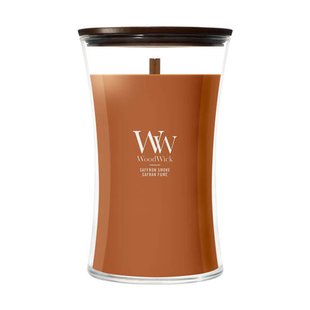 WoodWick geurkaars Saffron Smoke - Large