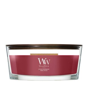 WoodWick geurkaars Spiced Blackberry - Ellipse