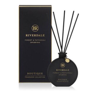 Riverdale geurstokjes Boutique - Forest & Patchouli zwart - 90 ml