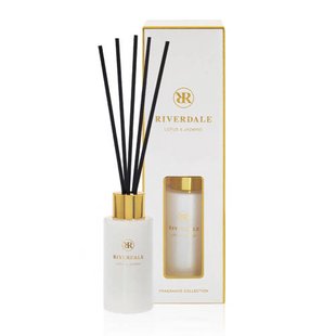 Riverdale geurstokjes Boutique - Lotus & Jasmine wit - 40 ml