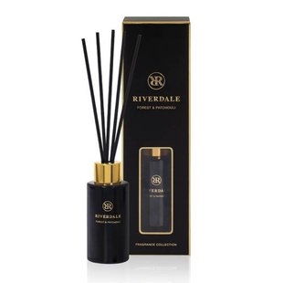 Riverdale geurstokjes Boutique - Forest & Patchouli zwart - 50 ml