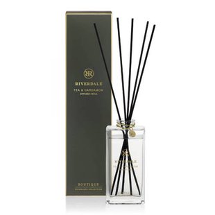 Riverdale geurstokjes Boutique - Tea & Cardamom groen - 140 ml