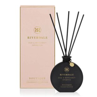 Riverdale geurstokjes Boutique - Oud & Bergamot roze - 90 ml