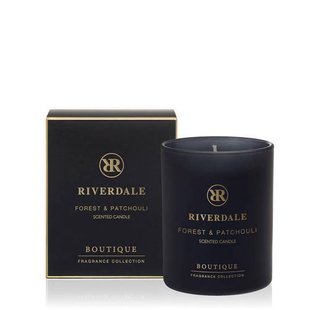 Riverdale geurkaars in pot Boutique - Forest & Patchouli - 10cm zwartForest & Patchouli 10cm
