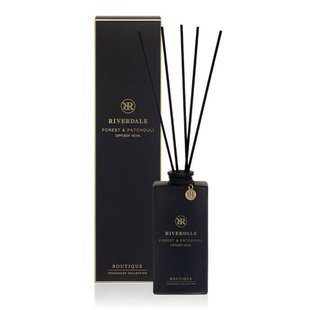 Riverdale geurstokjes Boutique - Forest & Patchouli zwart - 140 ml