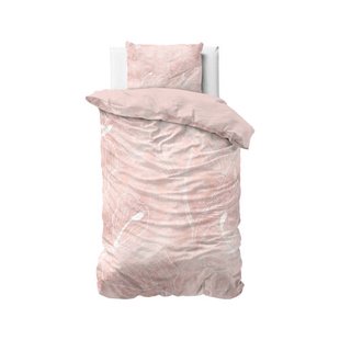 Sleeptime 1-persoons dekbedovertrek 140x220 cm - roze