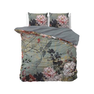 Sleeptime 2-persoons dekbedovertrek 200x220 cm - groen