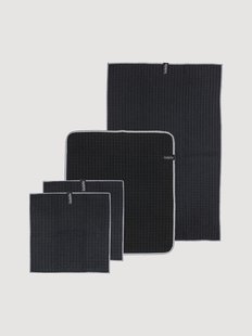 Keukentextielset Mega Waffle, 4-delig