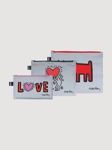 Make-up tassen Keith Haring, 3-delig