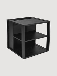 Houten bijzettafel Cube