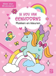 Ik hou van eenhoorns: Plakken en kleuren