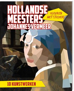 Kleuren met stickers - Hollandse Meesters: Johannes Vermeer