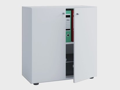 VCM Kast Lona (Openslaande deuren, Wit, L)