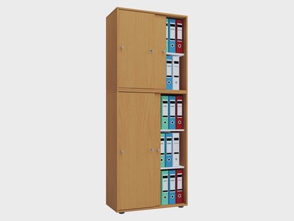 VCM Kast Lona (Schuifdeuren, beuken, XXL)