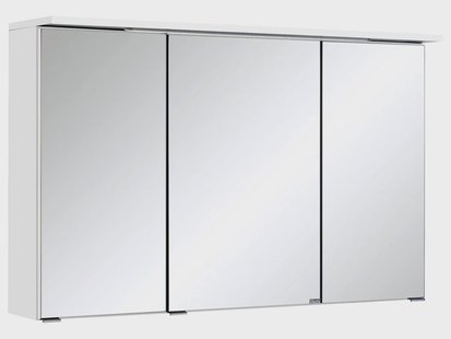 HELD Badkamer spiegelkast Bologna 3D (LED-inbouwlamp, Wit, 100 cm)