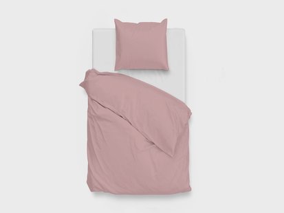 FACE-2-FACE Katoen-satijnen beddengoed Satinado, 135 x 200 cm / 155 x 220 cm. (Shady Pink)