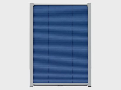 LIVARNO HOME Thermo-plissé vouwgordijn 49,4 x 75-118 cm (Blauw)