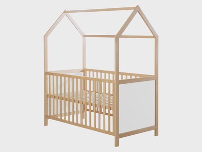 ROBA Huisbed 70x140, in hoogte verstelbaar (Naturel)