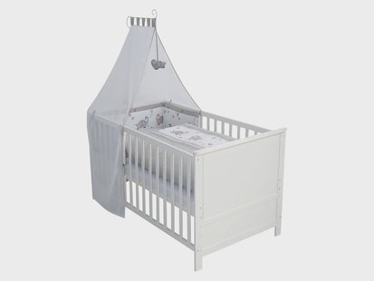 ROBA Compleet bedset, 70 x 140 cm. (Jumbo Twins grijs)