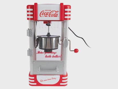 COCA COLA Popcornmachine SNP-27CC, met RVS ketel