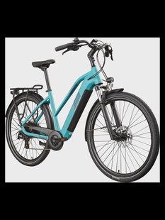 ZÜNDAPP Elektrische fiets trekking Z810 700c (Dames, Turquoise blauw)