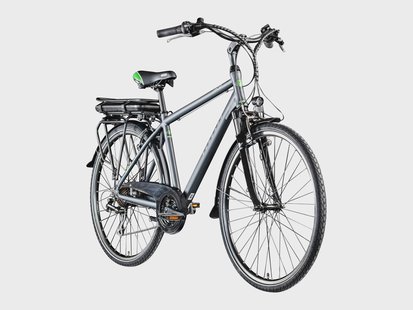 ZÜNDAPP Elektrische fiets Z802 700c 28 (Heren, Grijs/groen)