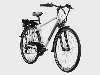 ZÜNDAPP Elektrische fiets Z802 700c 28 (Heren, Wit/grijs)